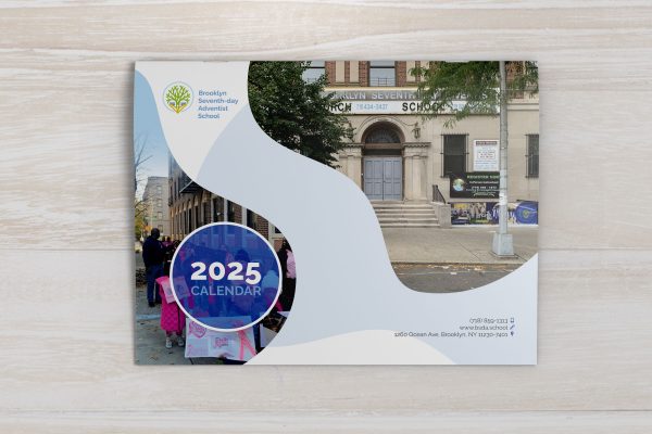 Brooklyn SDA School 2025 Wall Picture Calendar